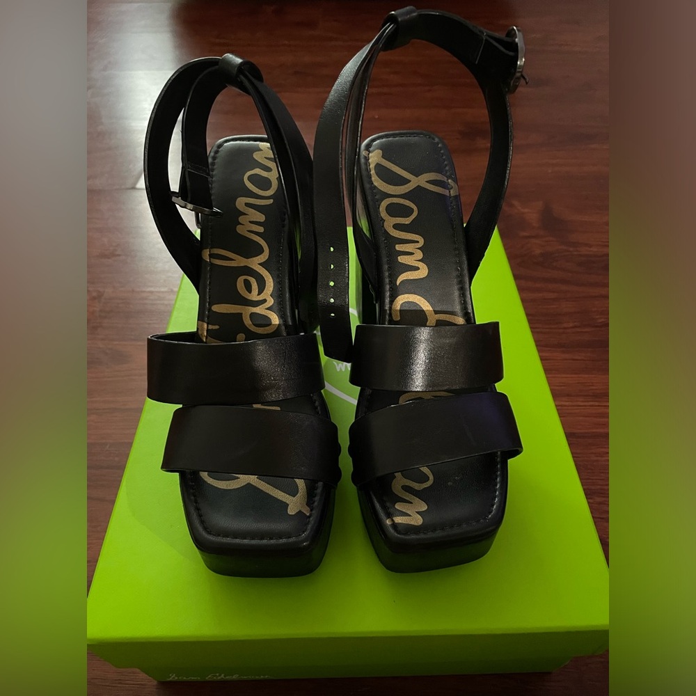 Wooden heel platforms
